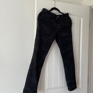 Vuori Black & Charcoal Camo Pants